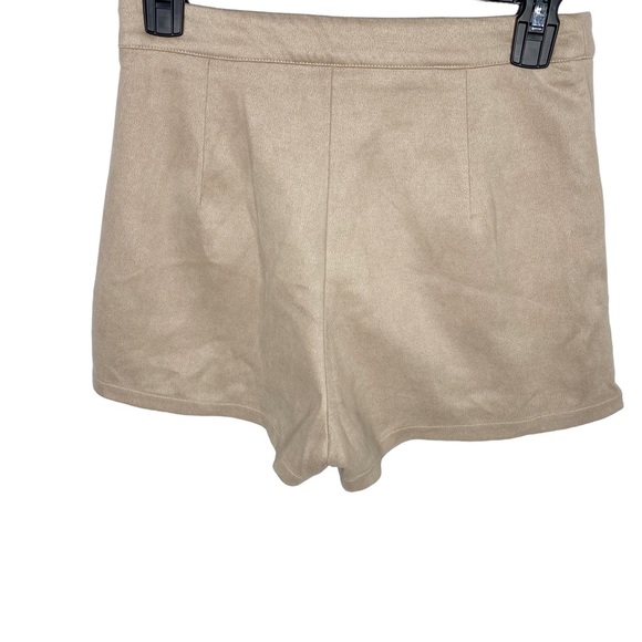 Missguided mini skort size 4 faux suede blush - Picture 3 of 3